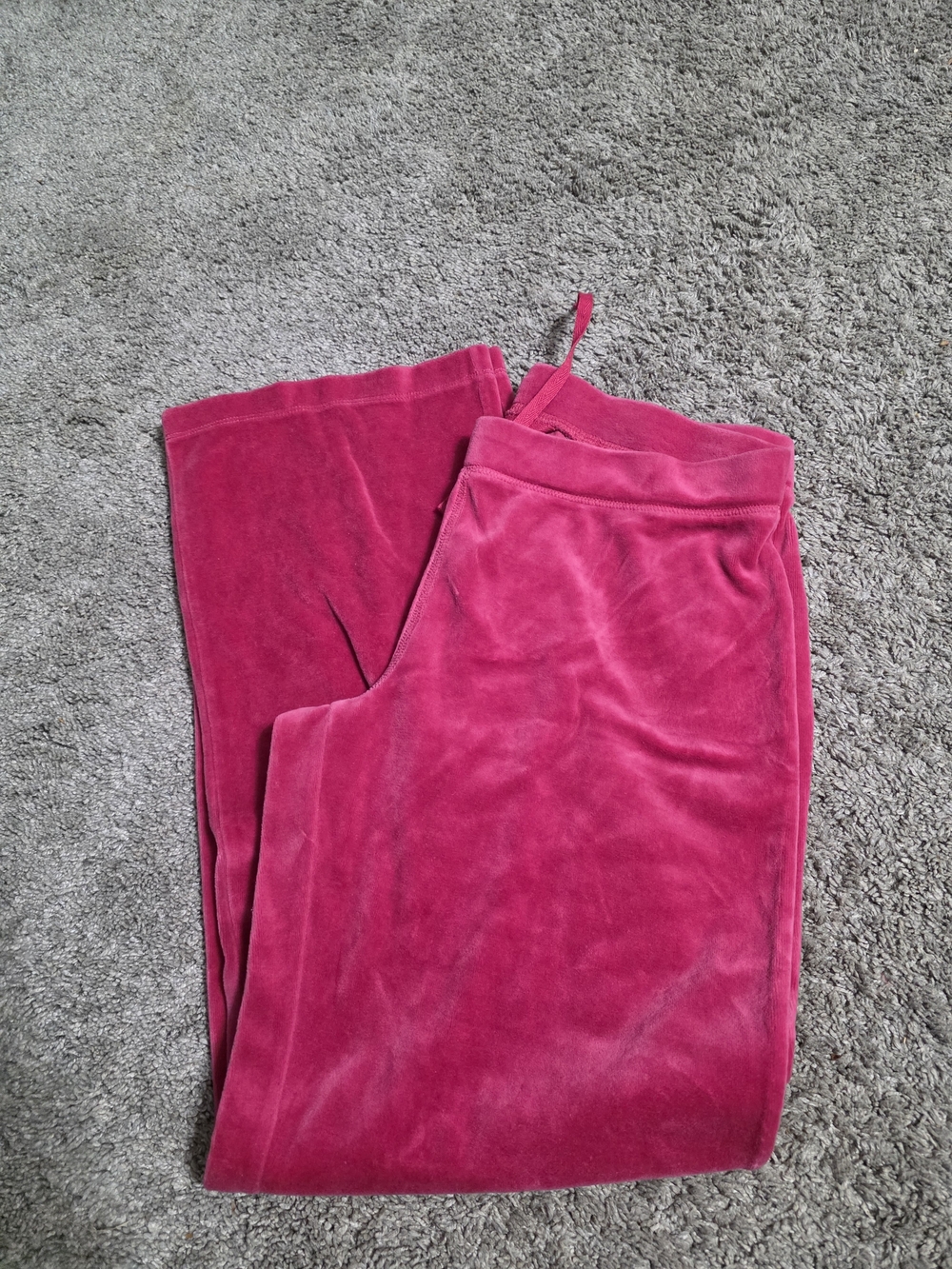 New York Laundry Fuchsia Velvet Lounge Pants